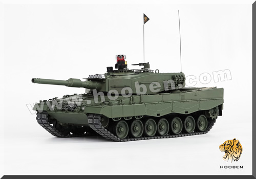 1/16 Leopard 2A4 main battle tank green coating