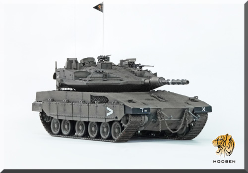 1/16 メルカヴァ戦車（迷彩塗装）完成661