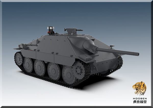1:10 德国38T型追猎者坦克歼车成品(灰