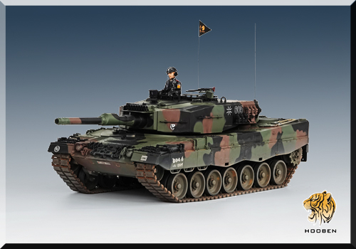 1/16豹2A4主战坦克 大师版迷彩旧